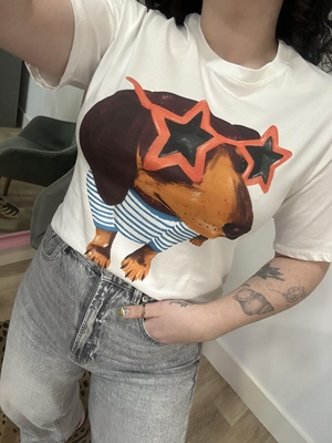 CAMISETA TECKEL GAFAS - Imagen 2