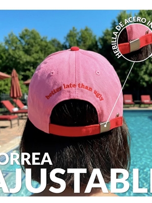 GORRA “BETTER LATE THAN UGLY” FISURA - Imagen 2