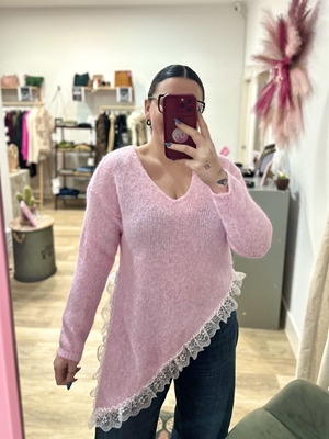 JERSEY ASIMÉTRICO ROSA - Imagen 2