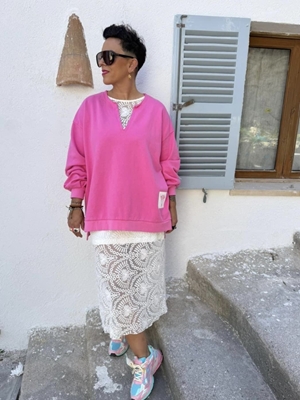 SUDADERA PINK ROSA MAD INFLUENCE - Imagen 2