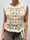 TOP CROCHET BEIGE - Imagen 1